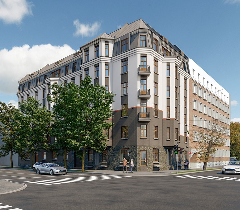 Daudzdzīvokļu ēkas pārbūve