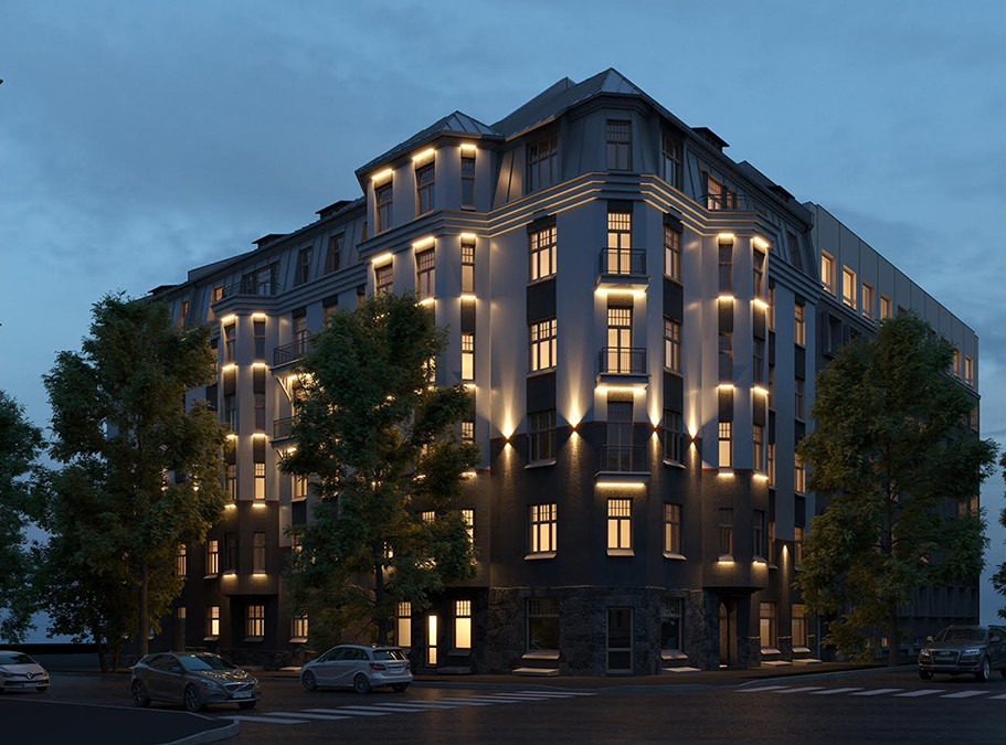 Daudzdzīvokļu ēkas pārbūve — 2